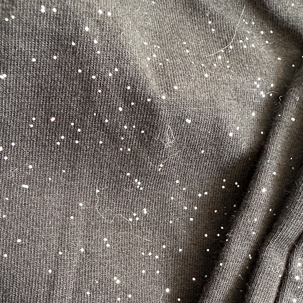 Cat & Jack Kids Floral and Black sparkle Legging Set - Picture 3 of 4